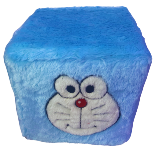 Doremon Kids Soft Stool Sublmation 2 Side - Image 4