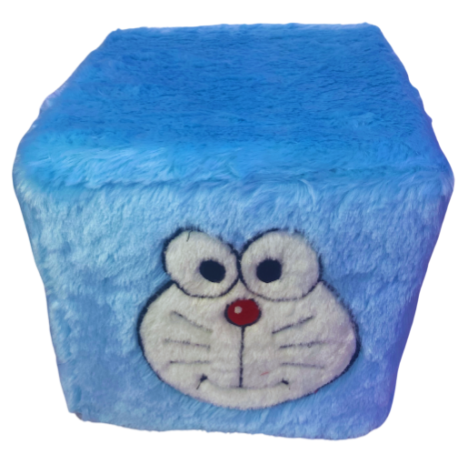 Doremon Kids Soft Stool Sublmation 2 Side - Image 2