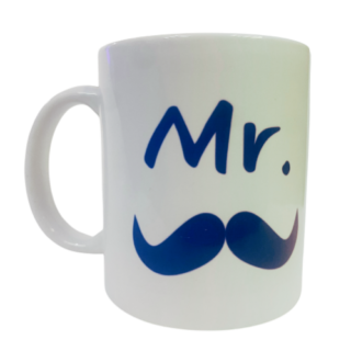 Mr & Mrs sublimation coffee mug
