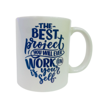 Invest in yourself sublimation coffee mug
