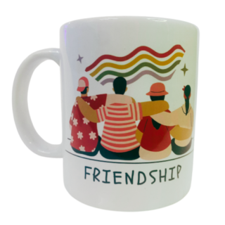 Friendship sublimation coffee mug