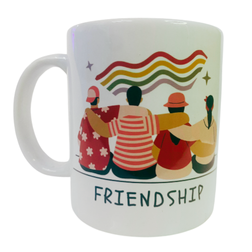 Friendship sublimation coffee mug