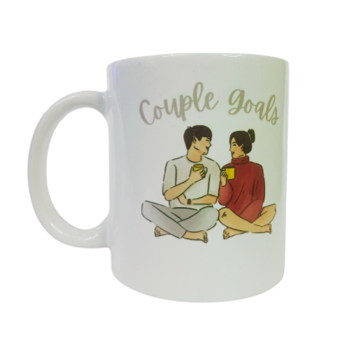 Couple Goal sublimation coffee mug