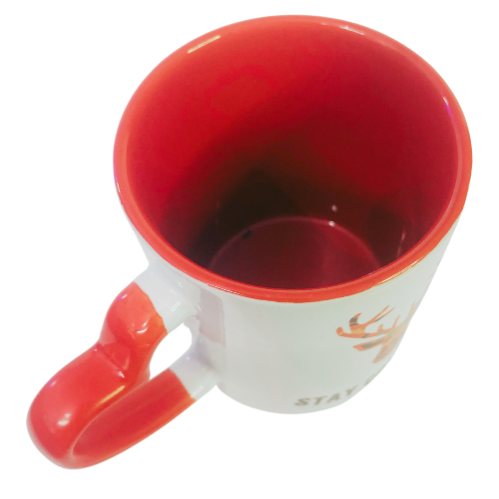 Stay Colorful Deer Face sublimation coffee mug - Image 4