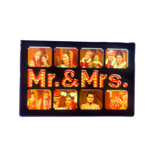 Mr & Mrs sublimation Customized Led Frame