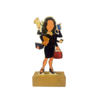 Working Girl Multiple Hand Mini Creature Statue